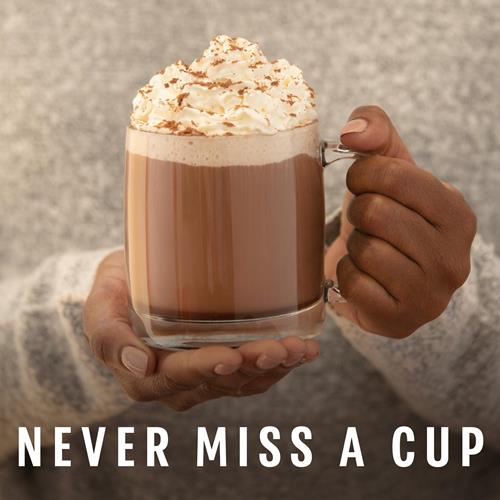 ByBies Starbucks Coffee K-Cup Pods with naturally flavored hot cocoa for Keurig coffee makers, 1 box of 10 pods.