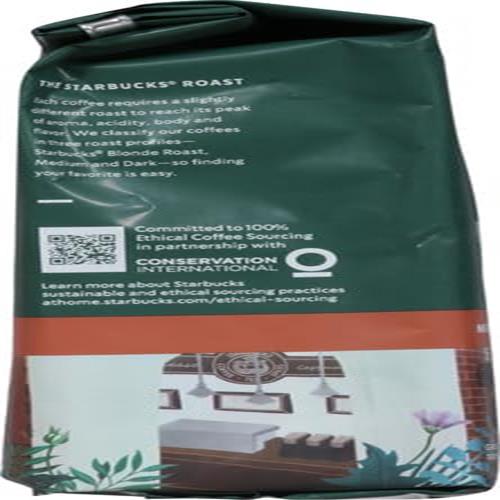 ByBies Starbucks Pike Place Roast ground coffee in a 12 oz bag, medium roast with 100% Arabica beans, fresh and aromatic.