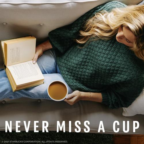 ByBies Starbucks Pike Place Roast ground coffee, medium roast, 100% Arabica, 18 oz bag, fresh coffee beans.