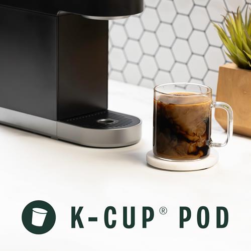 ByBies Starbucks K-Cup coffee pods with dark roast espresso flavor for Keurig coffee makers, 1 box of 10 100% Arabica pods.