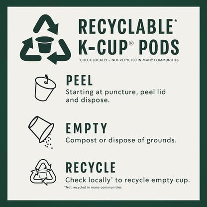 ByBies Starbucks K-Cup coffee pods, medium roast Breakfast Blend, 100% Arabica, 10 pods in a box, suitable for Keurig brewers.