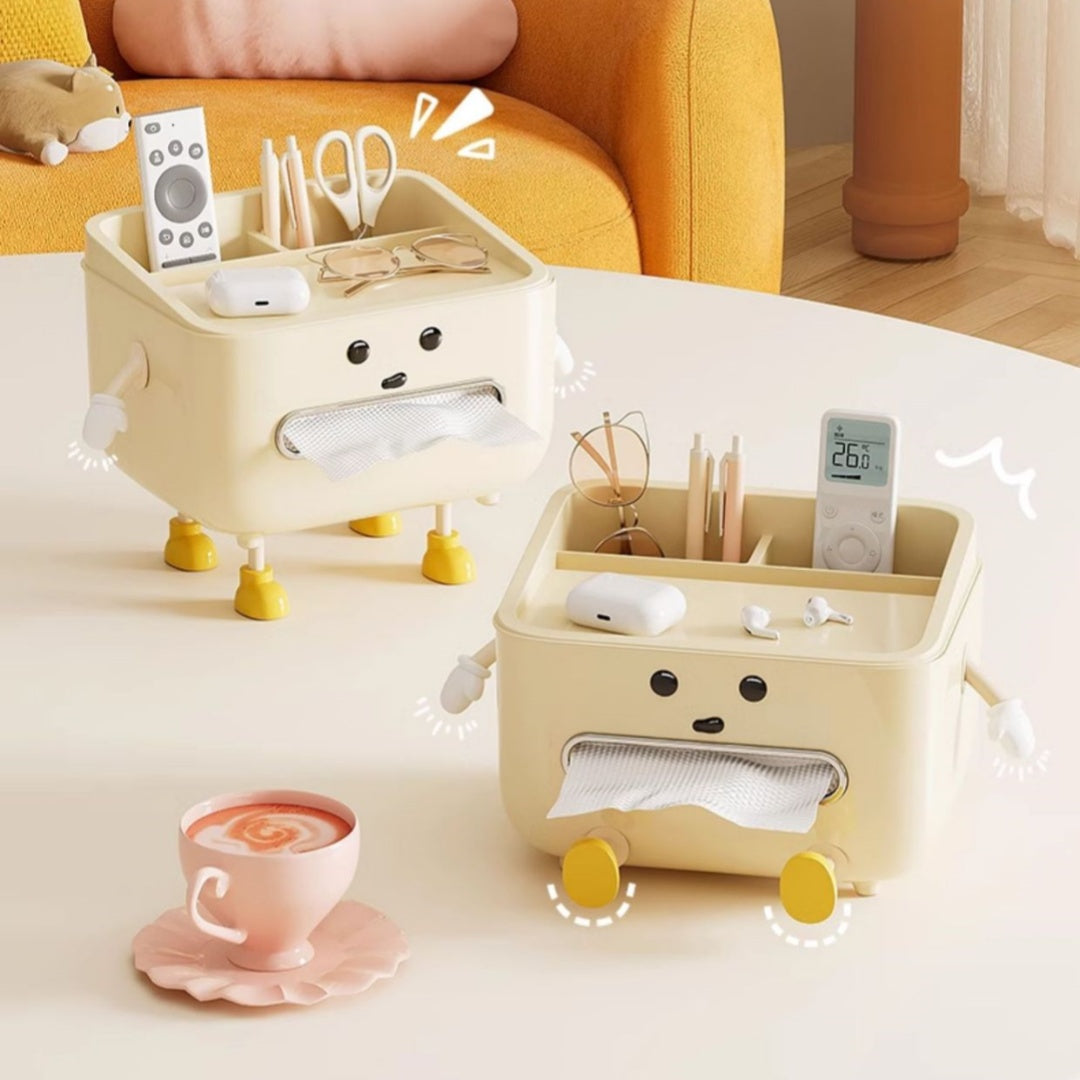 Multi functional coffee table storage and paper box decoration in a compact decorative design