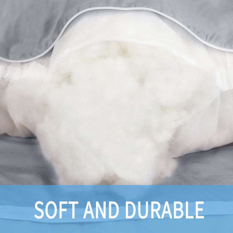 U-shaped summer pregnancy support pillow for pregnant women with breathable ice silk cover
