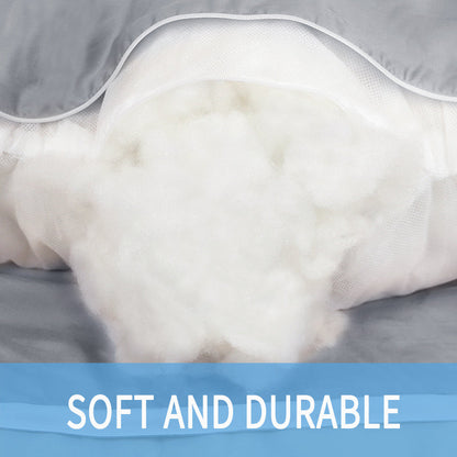 U-shaped summer pregnancy support pillow for pregnant women with breathable ice silk cover