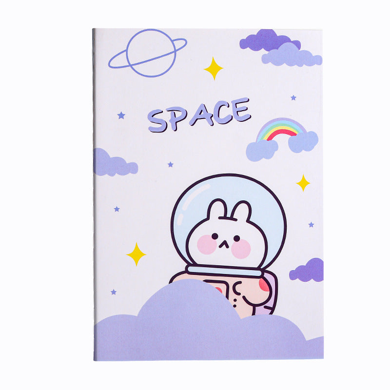 Thickened A5 practice notebook with simple girl-heart design in creative B5 style