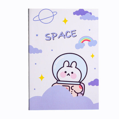 Thickened A5 practice notebook with simple girl-heart design in creative B5 style