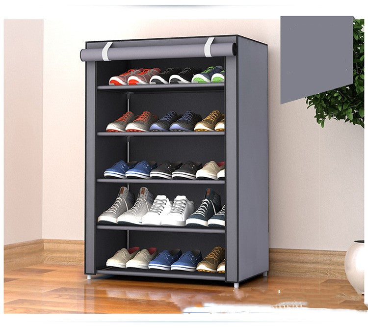 Dustproof small mini shoe rack for dormitory, space-saving design by My Store