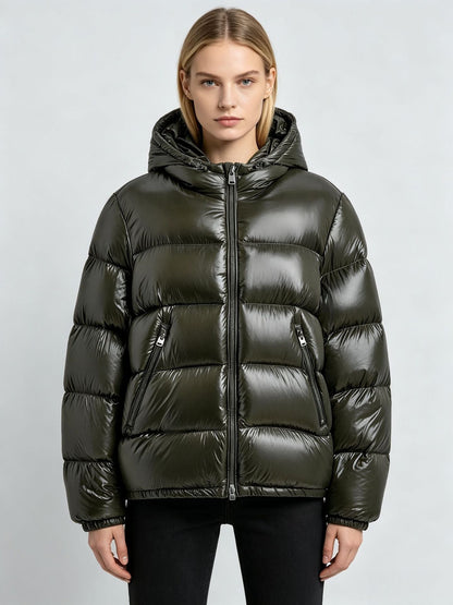 Women's thickened winter sports jacket in a warm, durable design