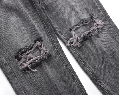 Zipper Jeans Trousers