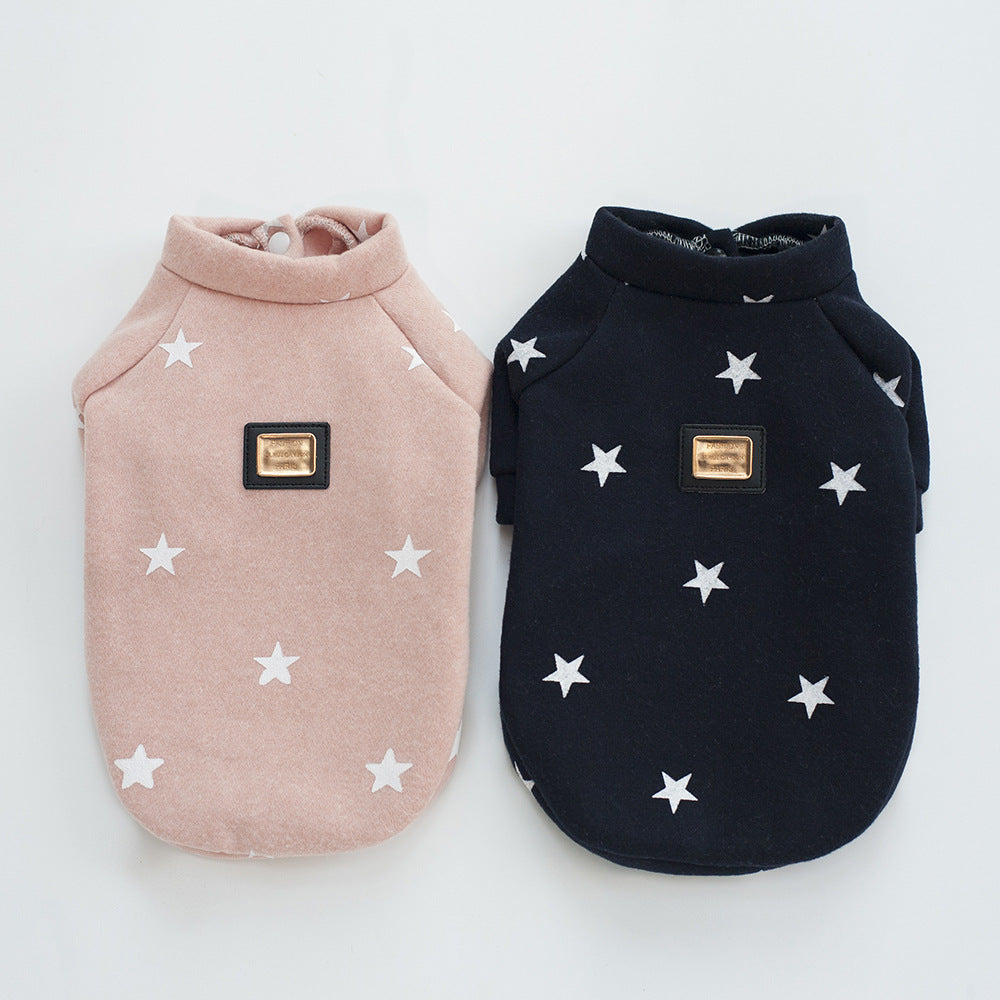 Pet clothing autumn winter pullover for dogs and cats in a cozy knit design
