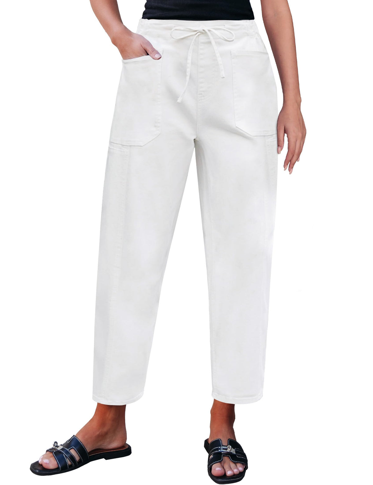 Luvamia Stretchy Barrel Denim Medium