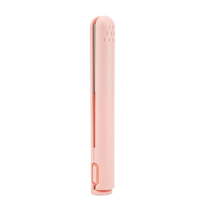 USB portable wireless hair straightener with compact design for dormitory use
