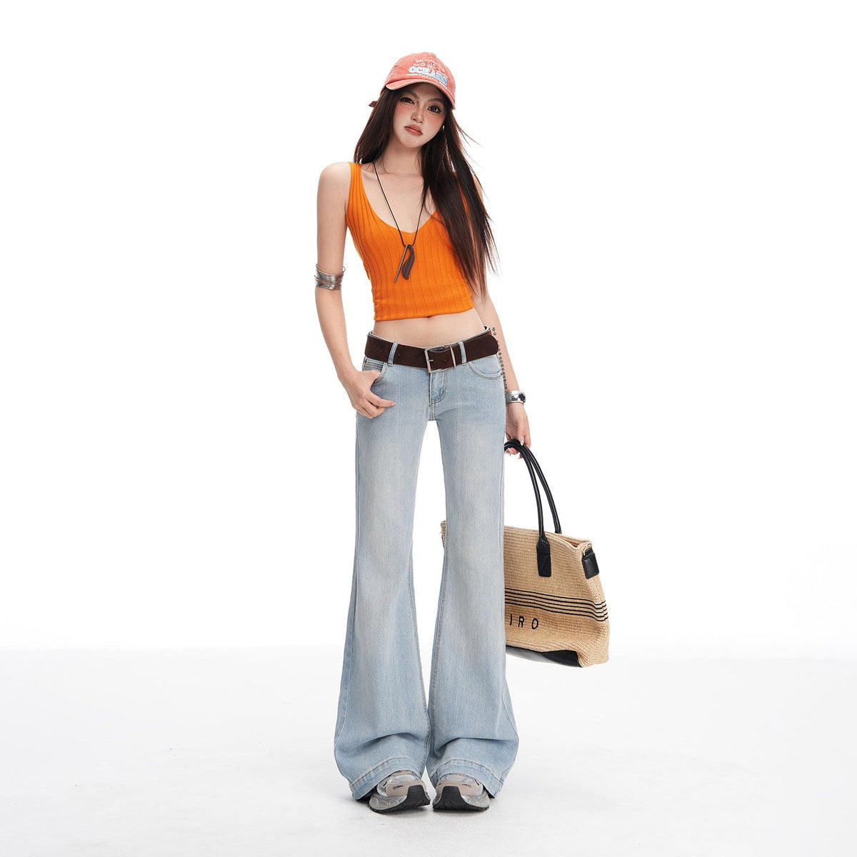 Low waist skinny jeans by My Store in a slim-fitting denim design