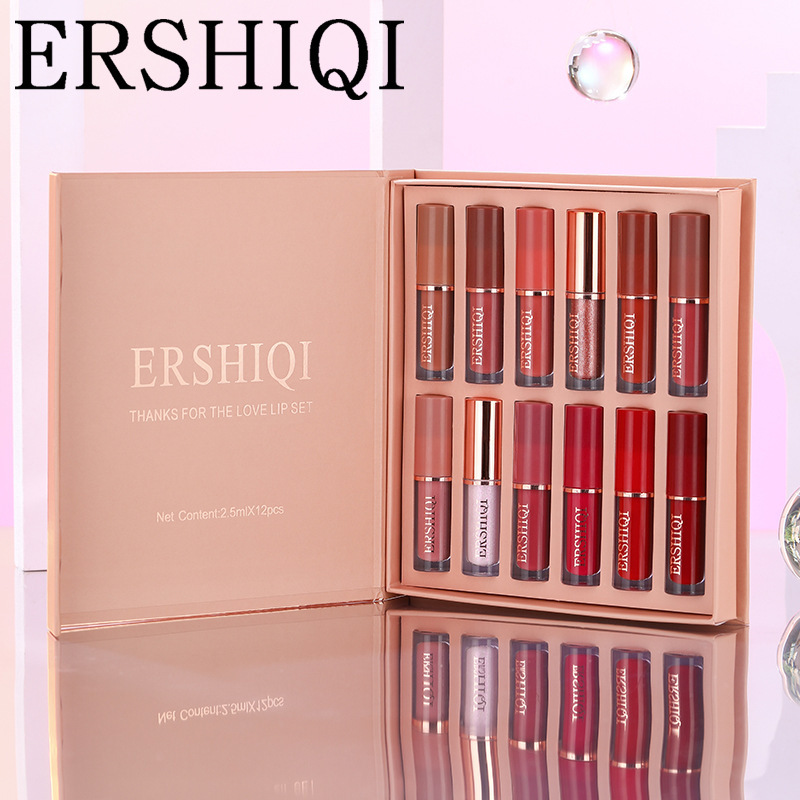 12-Piece Velvet Matte Lipstick Set
