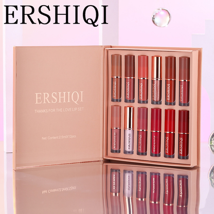 12-Piece Velvet Matte Lipstick Set