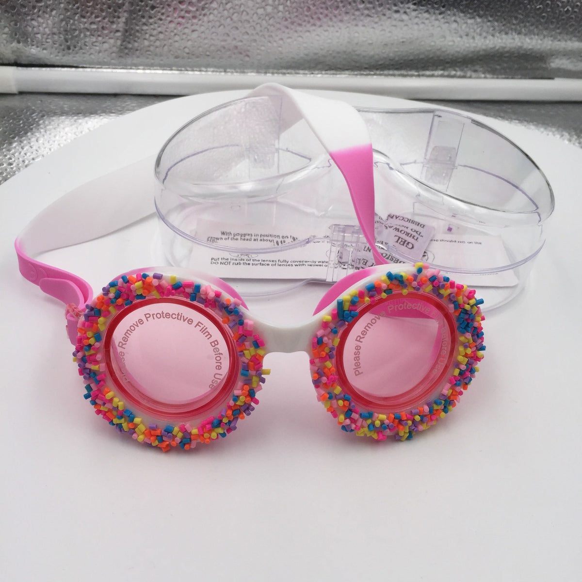 Children's new swimming diving goggles by My Store, adjustable clear lenses for kids