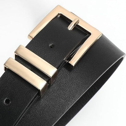 Trendy slim belt for jeans and dresses, featuring a luxurious, stylish, versatile design