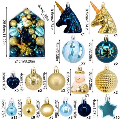 Christmas tree ornaments and decorations by My Store in assorted festive designs