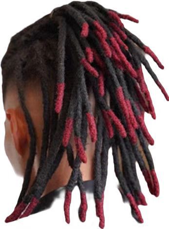 Fashionable hand-crocheted human hair dreadlocks