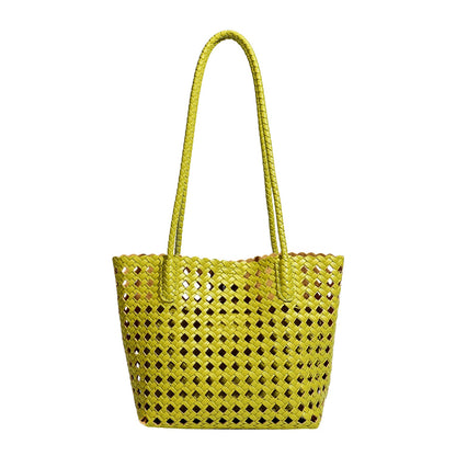 Stylish women's vacation handbag, shoulder under-arm tote with a spacious design
