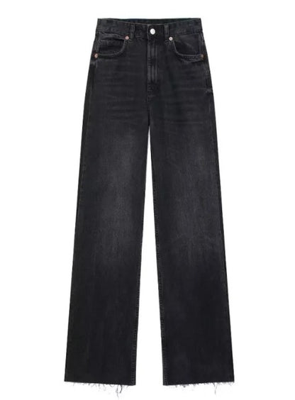 High-Rise Wide-Leg Jeans