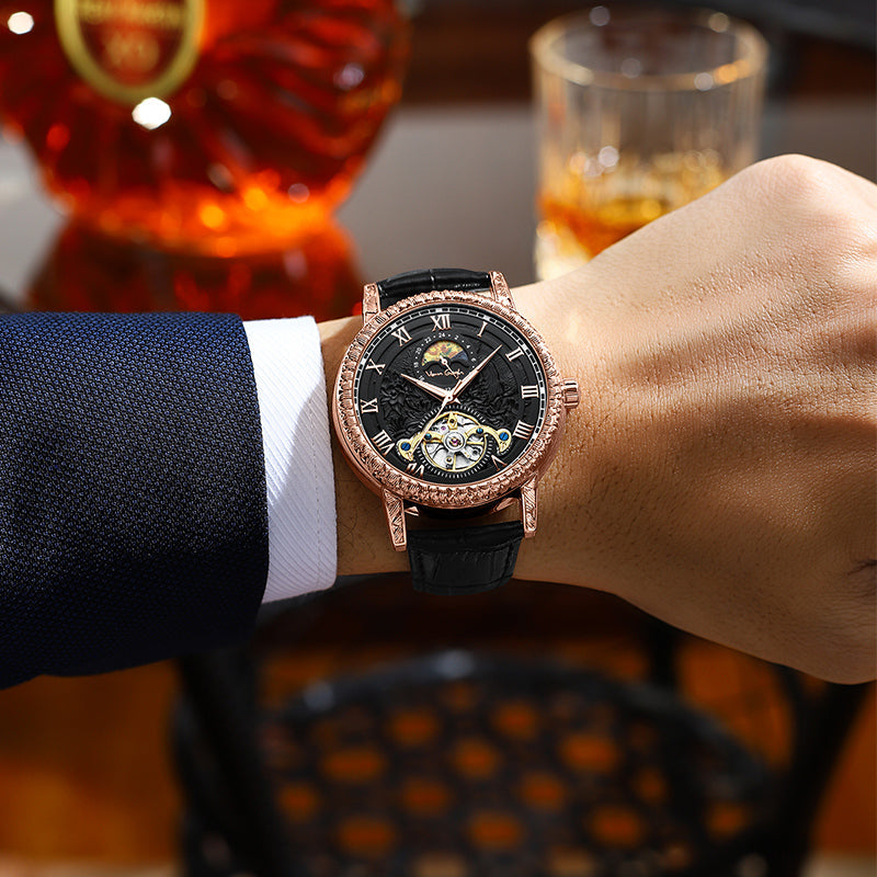 VAN GOGH Yaojin Sunflower automatic mechanical men's watch with sunflower dial