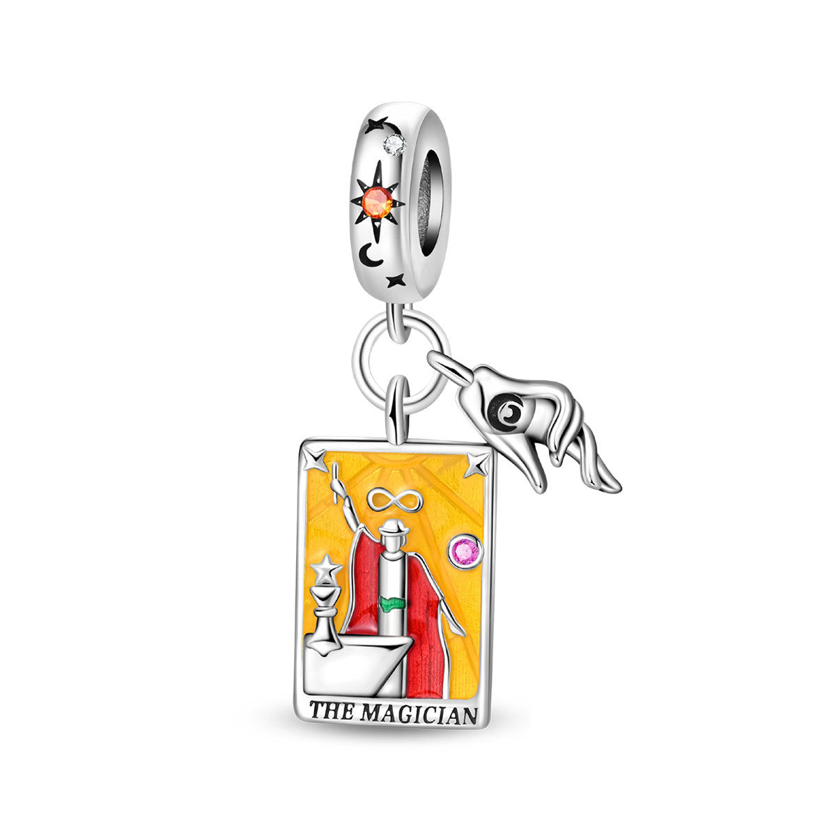Pendant charm beads for DIY jewelry accessories, assorted decorative bead designs