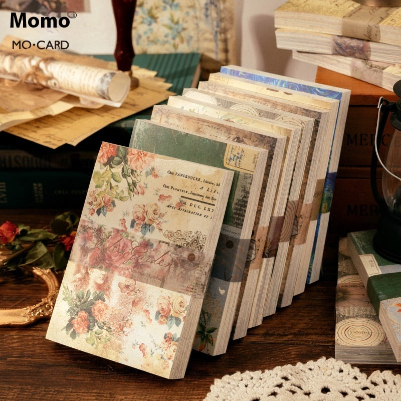 Retro artistic background paper notebook for DIY notes by Material Paper