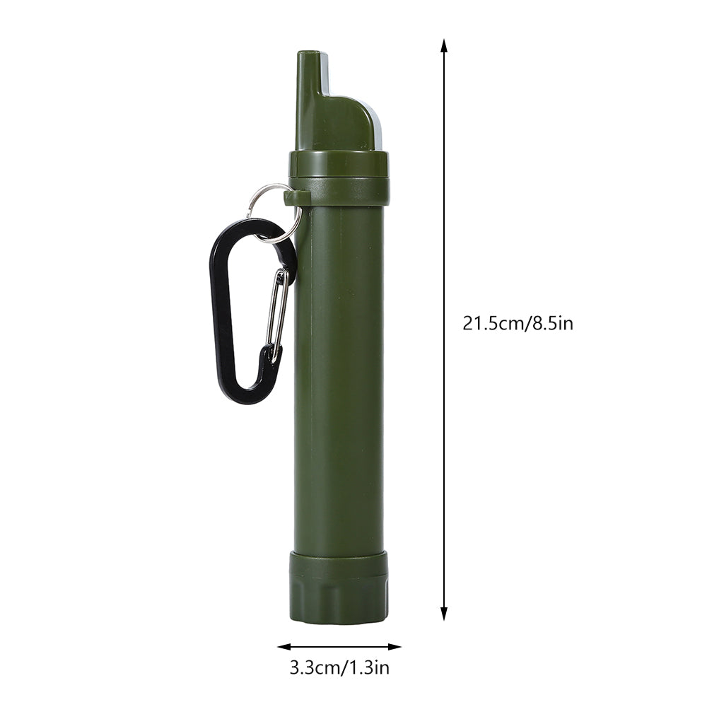 Survival water filter for camping and hiking, compact outdoor filtration system my store