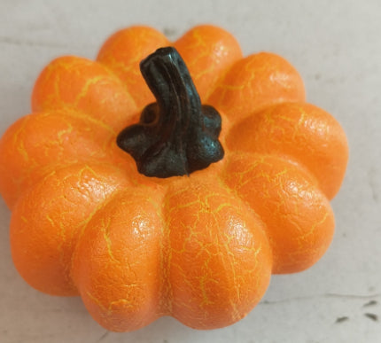 Halloween pumpkin lantern LED candle lamp, resin luminous pumpkin decoration
