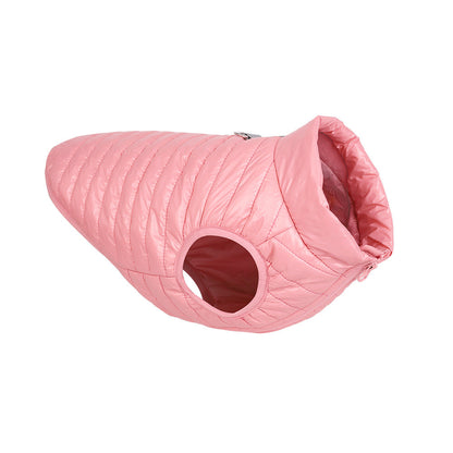 Autumn winter full nylon zipper puppy jacket in a cozy pet coat design