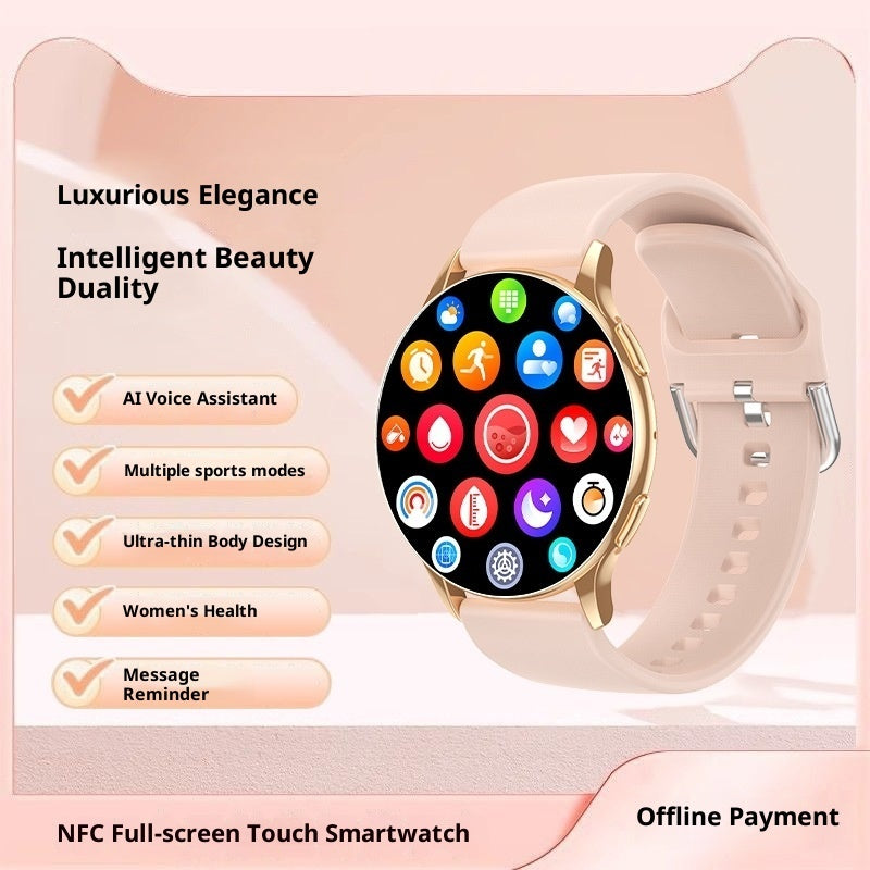 Women's multifunction sports smart watch bracelet by My Store, black wearable with digital display