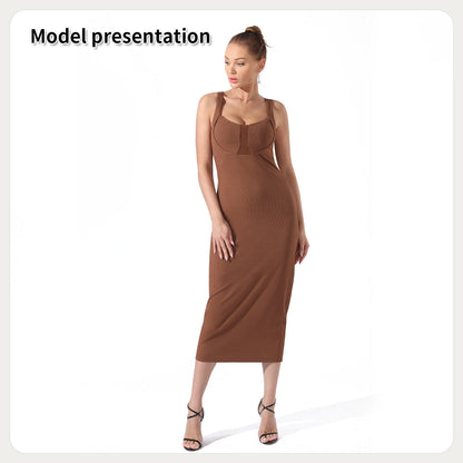 Ladies' Elegant Polyester Gown