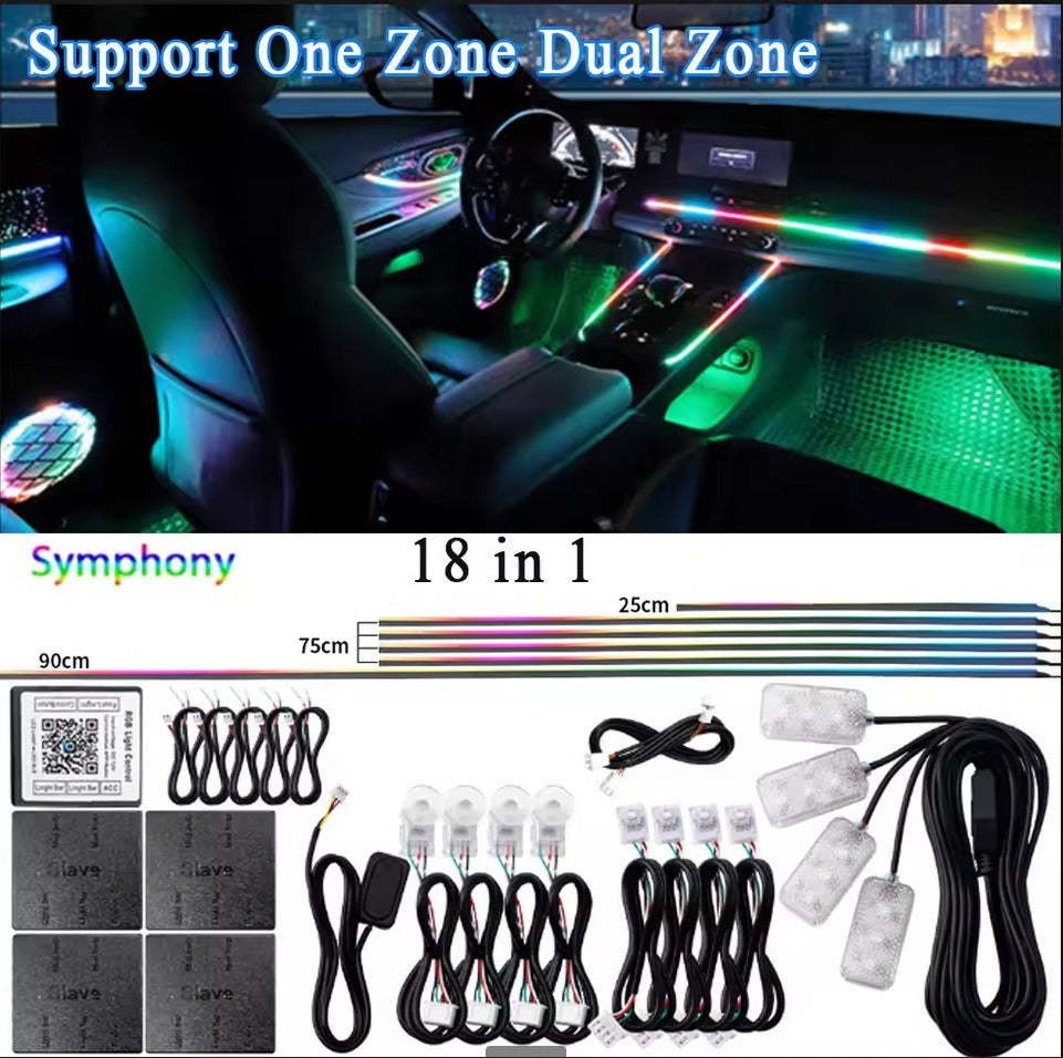 Dynamic In‑Car RGB Ambient Light Kit