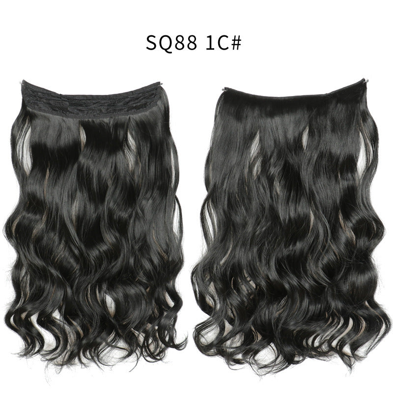 Adjustable Synthetic Hair Curtain Wig for Women