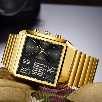 Stylish versatile quartz men's watch with a good-looking design and classic analog dial