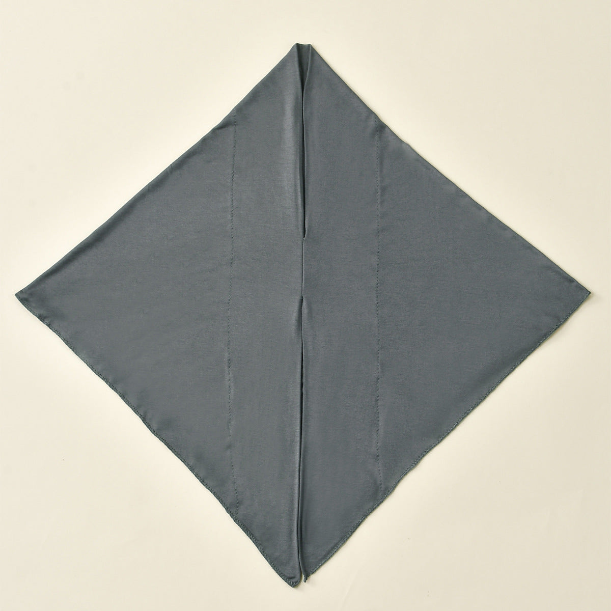 Women's versatile highly elastic soft ethnic headscarf in a textured fabric; black and white abstract pattern.