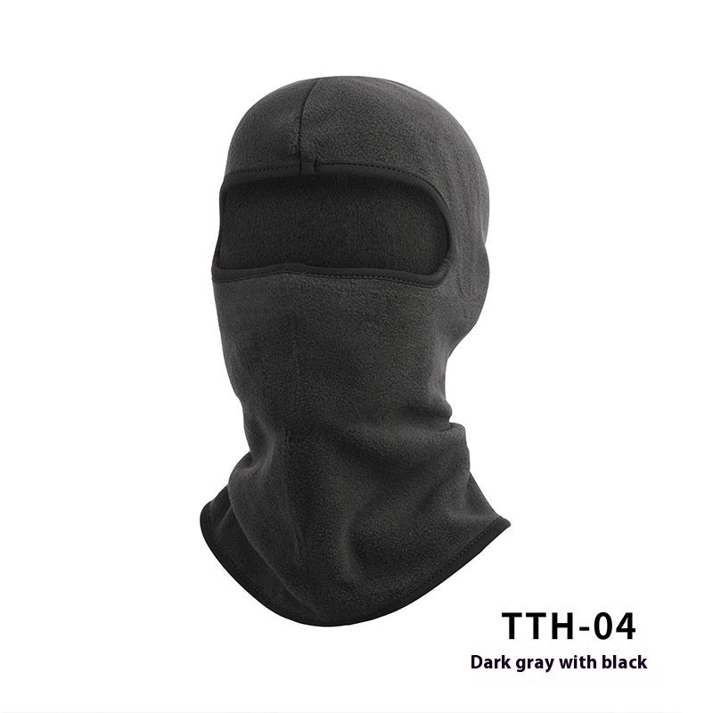 Fleece outdoor winter cycling polar fleece hat by My Store, shown in a close-up view