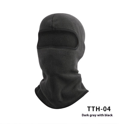 Fleece outdoor winter cycling polar fleece hat by My Store, shown in a close-up view
