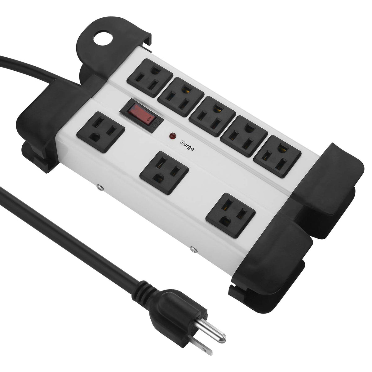 Workshop 8-Outlet Surge Protector Power Strip