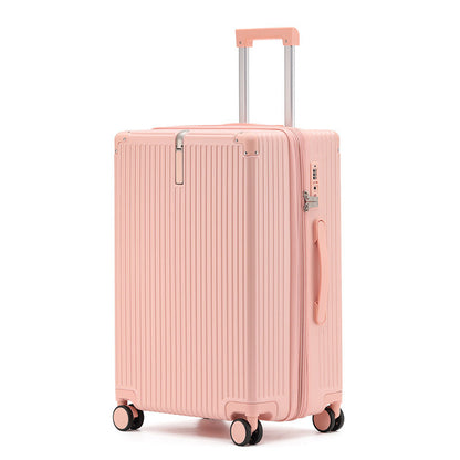 20-inch extended boarding bag trolley case in durable luggage design with smooth wheels and telescopic handle