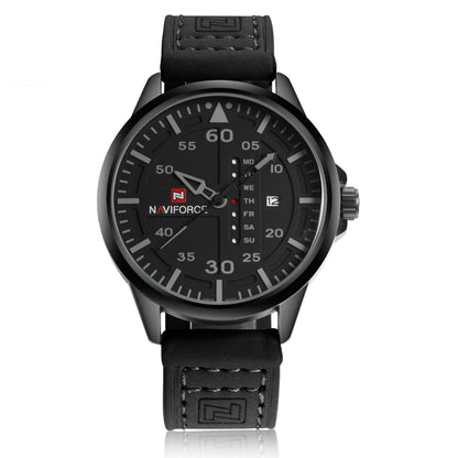 Casual business waterproof quartz watch with classic dial and durable wristband