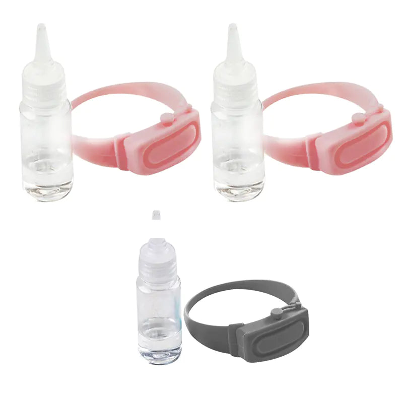 Portable Silicone Hand Sanitizer Wristband Storage