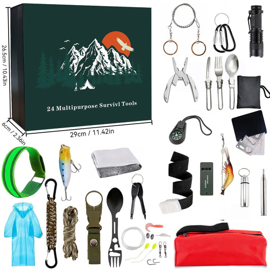 Men's 24-Day Survival Kit Christmas Countdown
