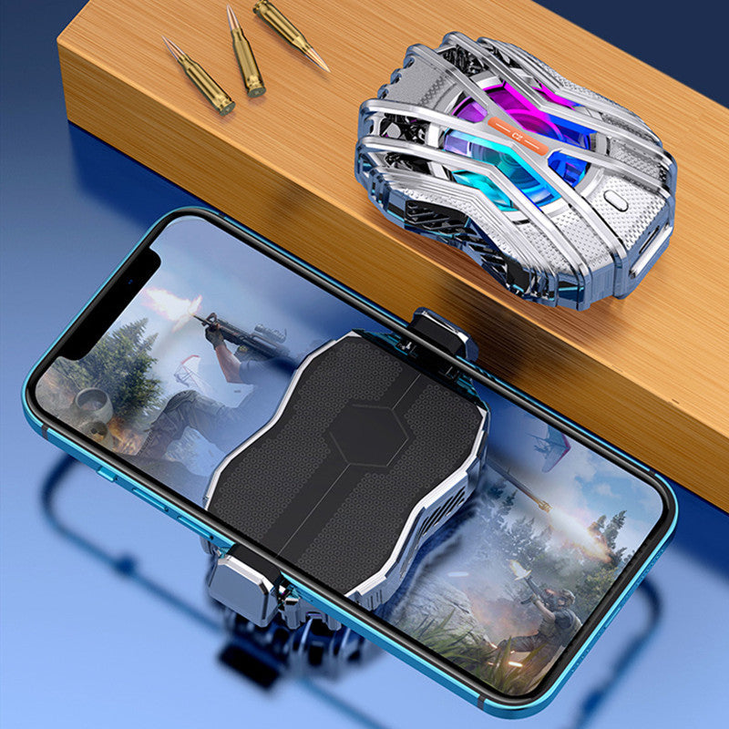 Two-way pull-up semiconductor mobile phone radiator in compact cooling device design