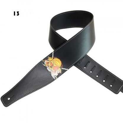 Color printing folk guitar shoulder strap, musical instrument accessory by My Store