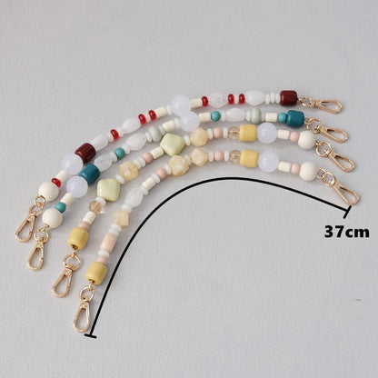 Fashion bead bracelet accessories shoulder strap with colorful beaded design by My Store