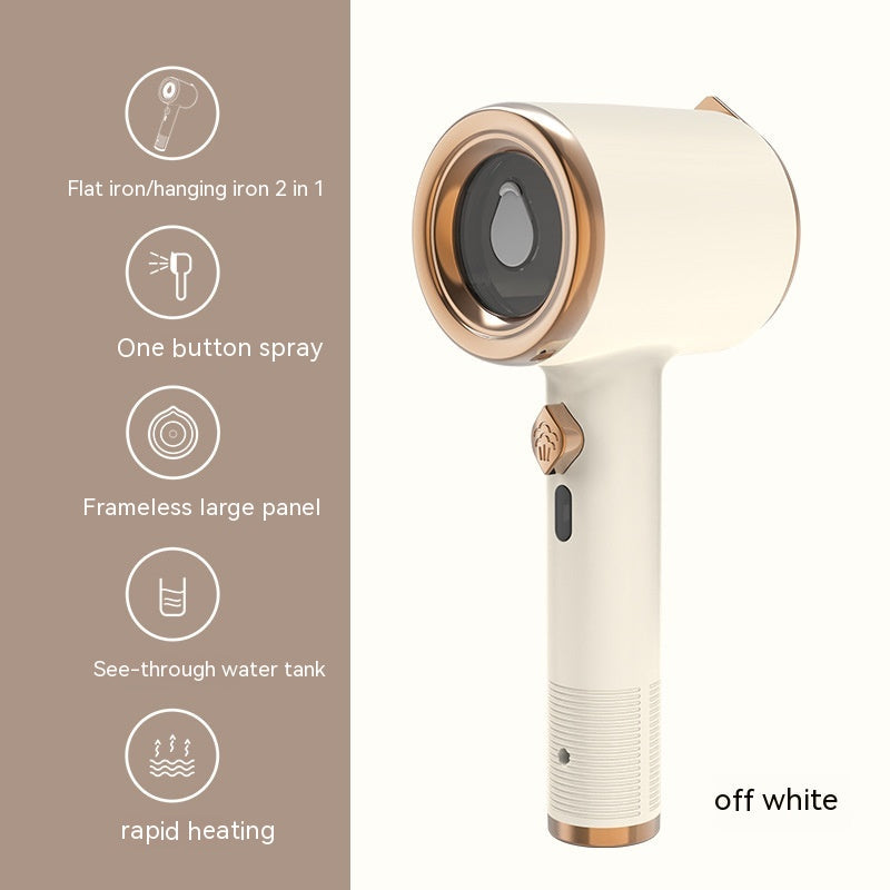 Vivalo mini portable handheld garment steamer with US plug, fabric steam iron for clothes, ideal for travel and home use
