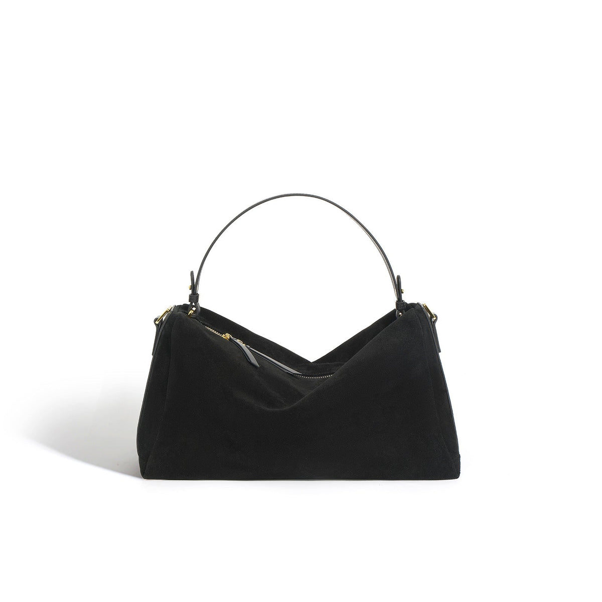 High-grade versatile cowhide handbag with structured design and durable leather finish