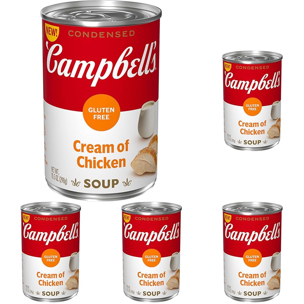 Campbell's Condensed Gluten Free Cream of Chicken Soup, 10.5 oz Can (12 Pack) - BACKUPMYFILESNOW